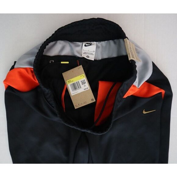 Nike DQ3525-891 Men's Sz S Orange/Black/Anthracite Tribute Smile Joggers - Picture 3 of 14